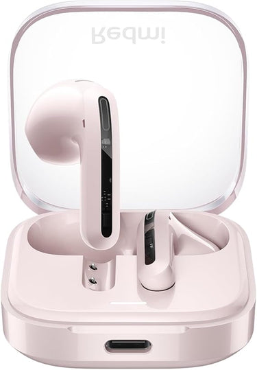 Xiaomi Redmi Buds 6 Active - Auriculares inalámbricos, cancelación de Ruido, Ligeros, hasta 36 Horas de autonomía, Bluetooth 5.3, Rosa (Versión ES)
